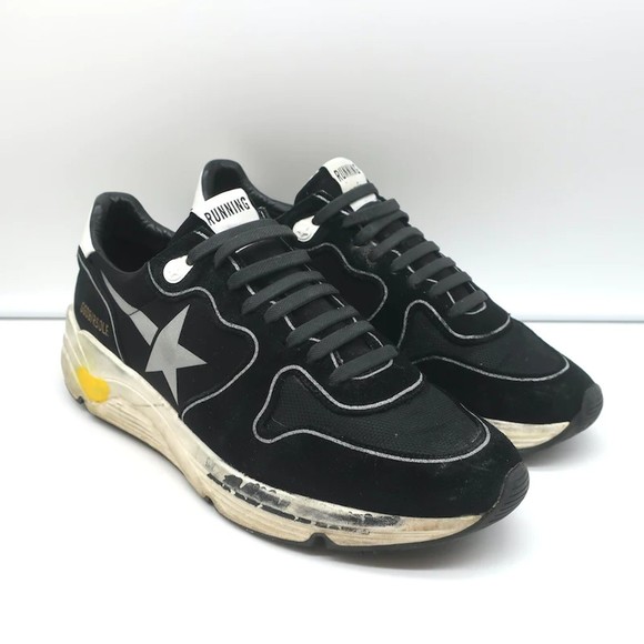 Golden Goose Other - Golden Goose Running Sole Sneakers Black Suede Size 42